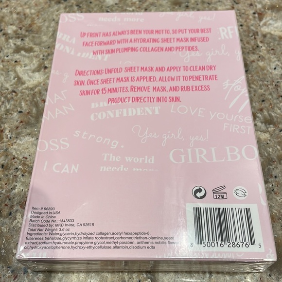 NEW Empow{her} Beauty Face It 5 Piece Sheet Mask Set - Picture 4 of 4